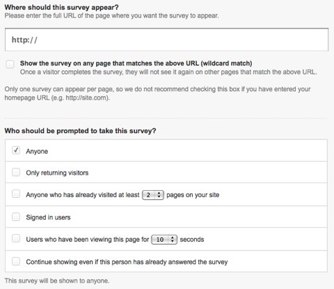settings of kissinsights