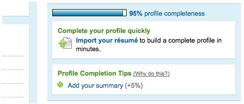 linkedin profile