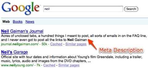 meta description meta description