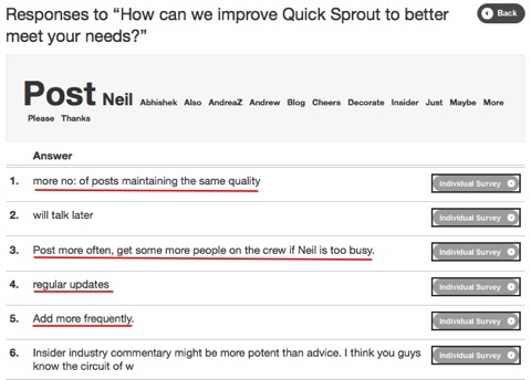 survey post more