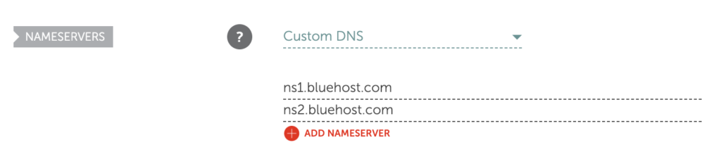 Create a Website Name Servers