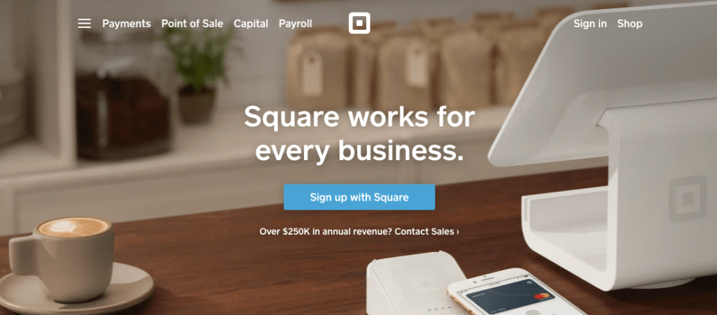 Square Homepage