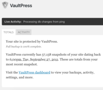 VaultPress Stats