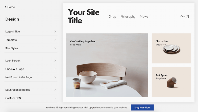 How to edit your Squarespace store
