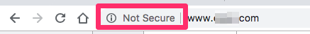 Not Secure Site