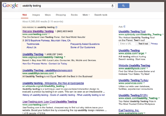 Google PPC Ad