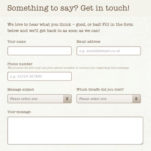 5 ways to improve your contact form conversion rate the help text