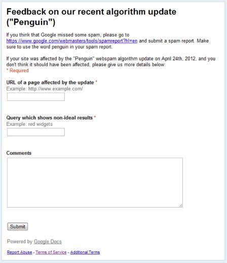 penguin feedback