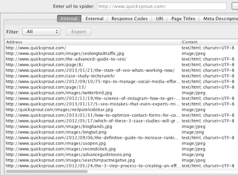 screaming frog seo site audit