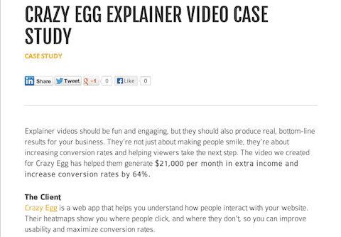 crazy egg case study demo duck