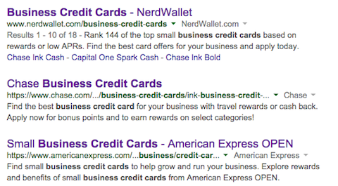 business credit card