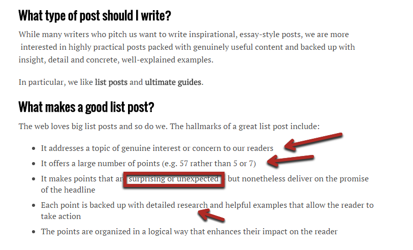 Boost blog traffic's guest posting guidelines example.