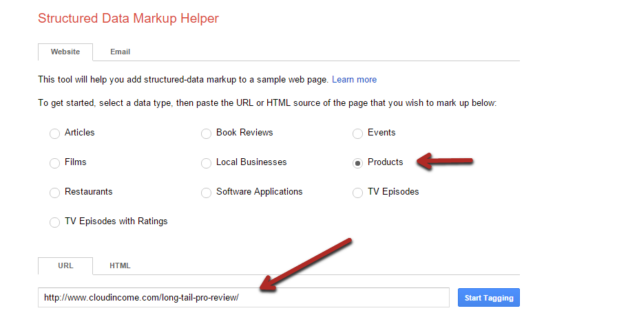 image22 Image of a structured data markup helper.