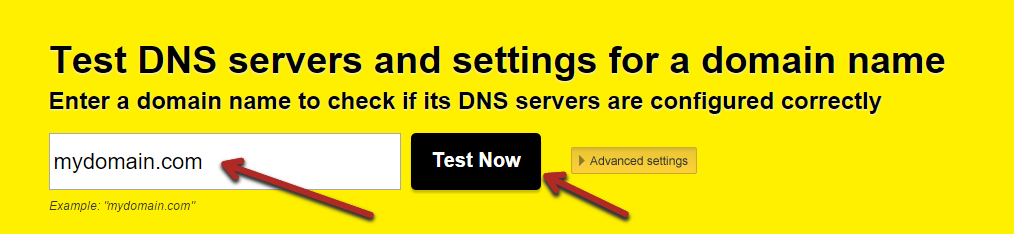 DNS check tool