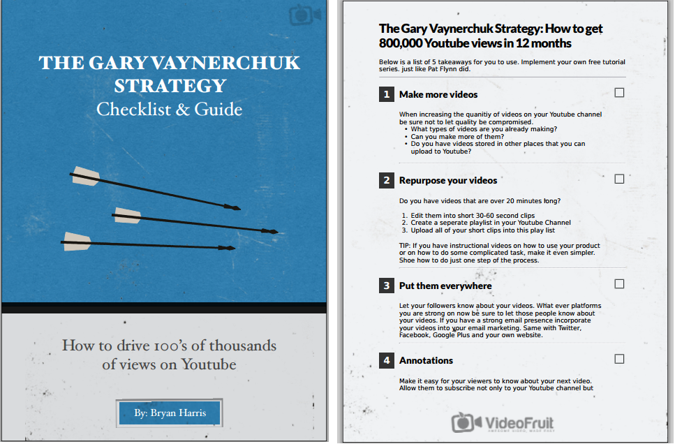 The Gary Vaynerchuk Strategy Checklist & Guide image.