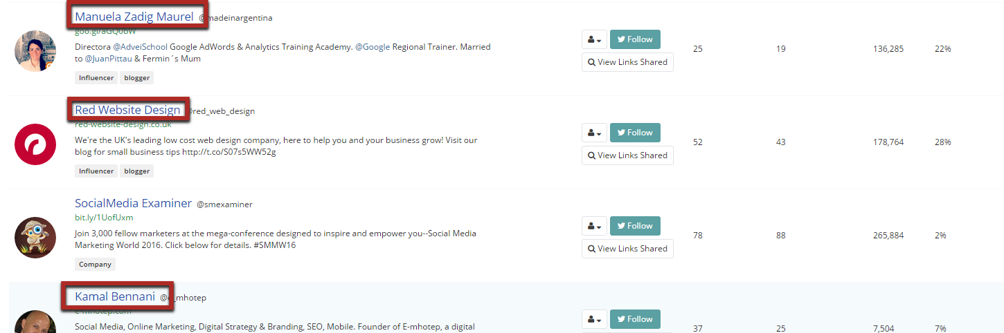 BuzzSumo top content tool example 2