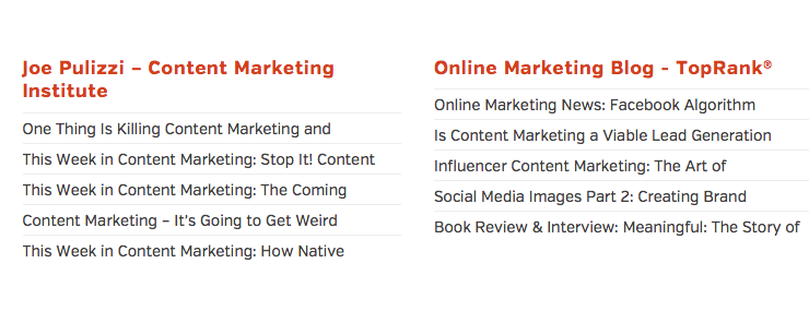 Alltop content marketing tool example