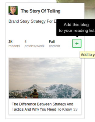 Feedly content marketing tool example 3