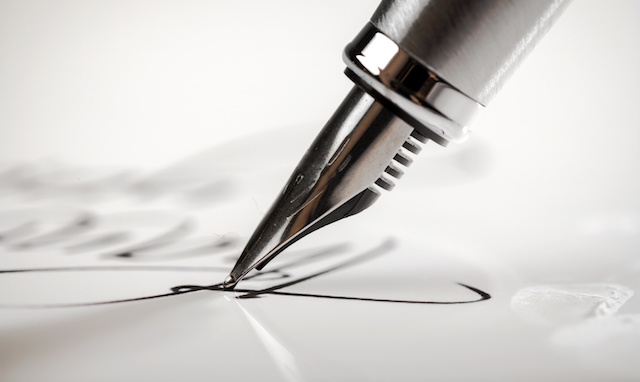 how to write an introduction for an article Image of pen writing