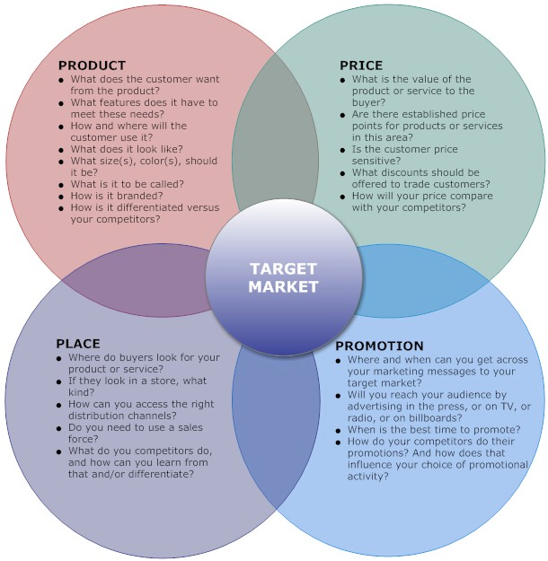 Target market infographic