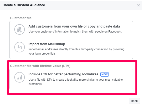 ltv customer data