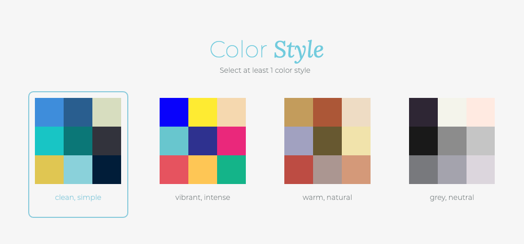 Brand Mark - Color style options