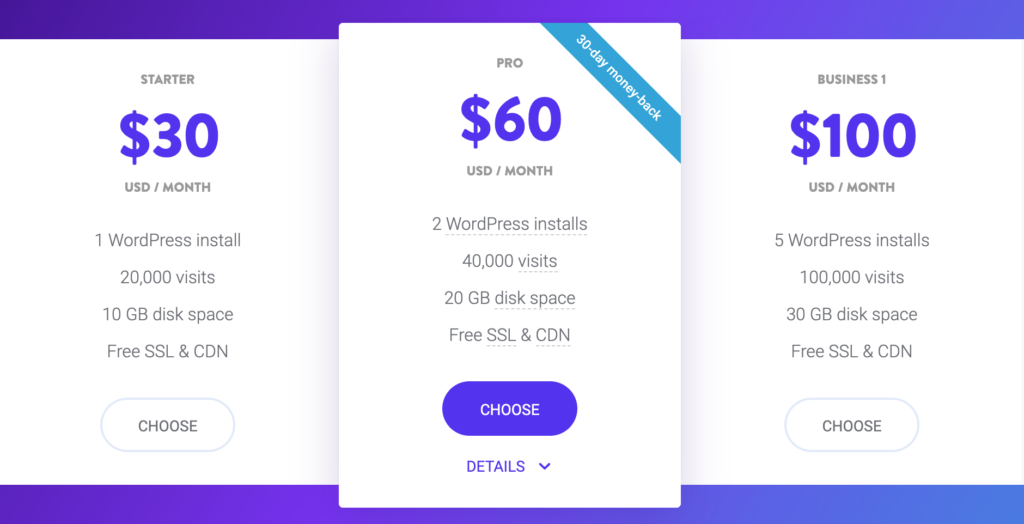 Kinsta Pricing