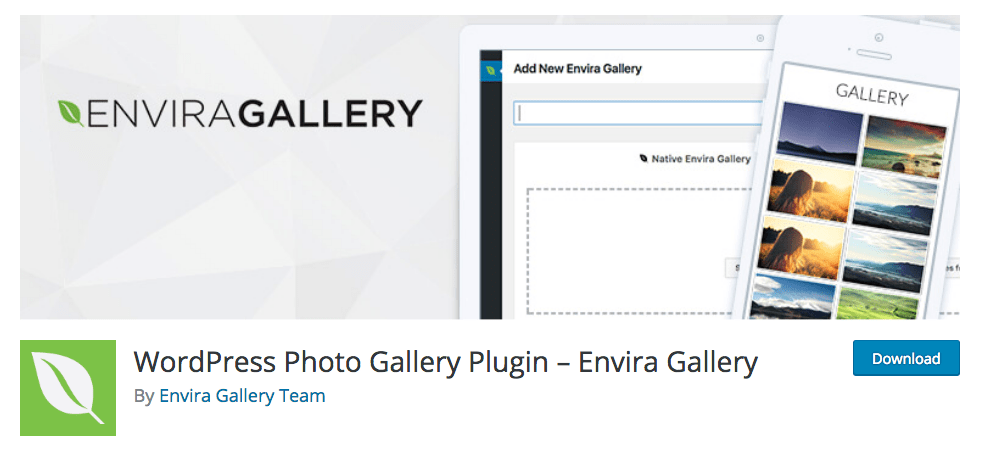 Envira Gallery Plugin