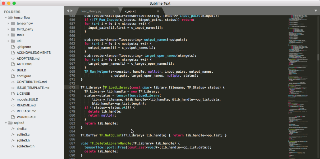 sublime text editor