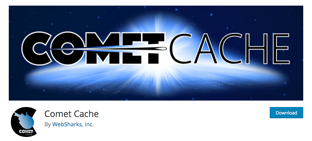 Comet Cache plugin download page.