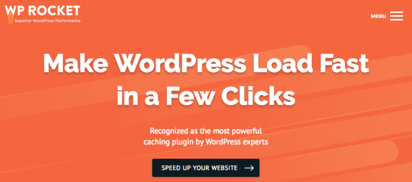 WP Rocket WordPress cache plugin