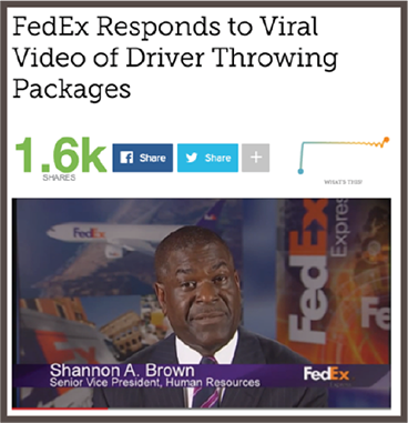 Fedex Viral PR Response