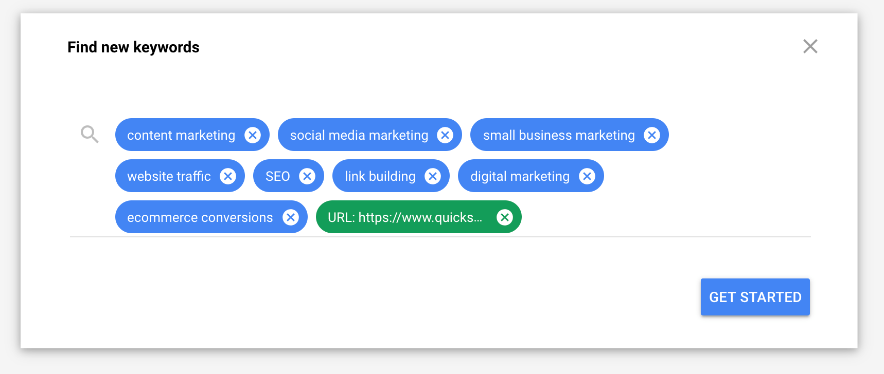 Example Keywords