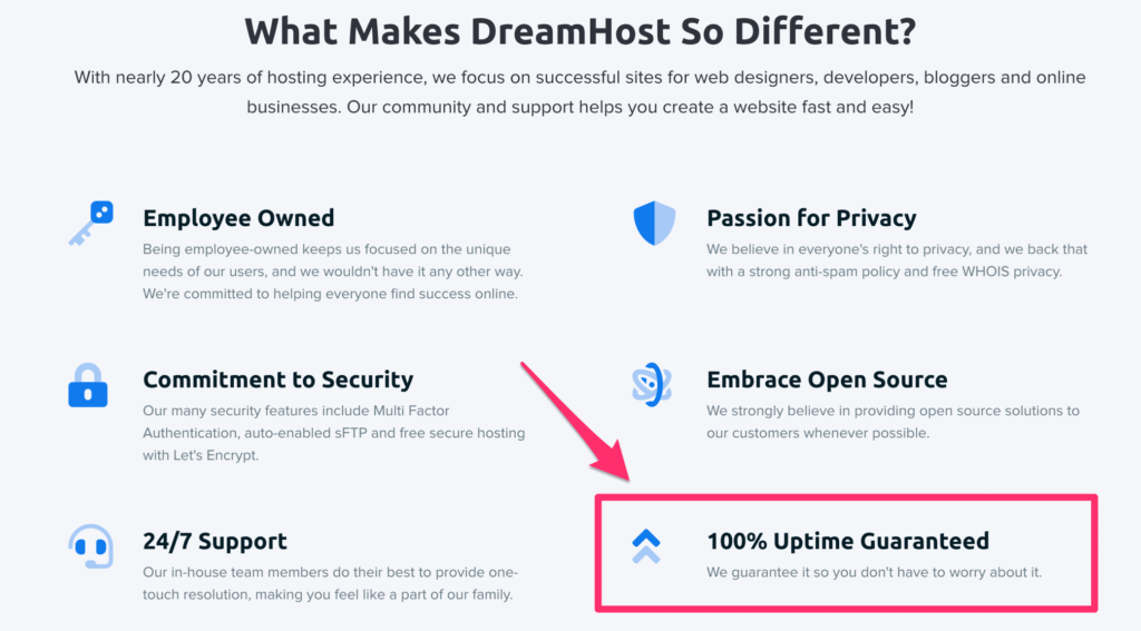 Dreamhost web hosting provider