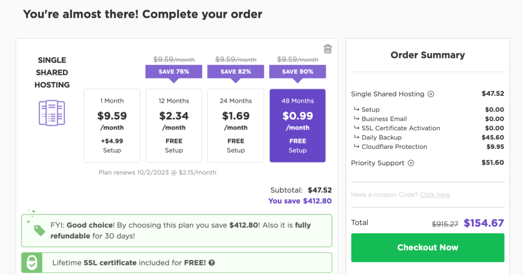 Hostinger Prices