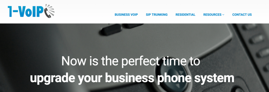 1voip home page.