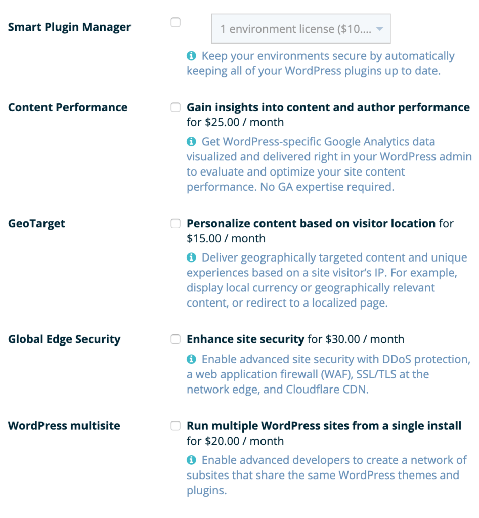 WP Engine Extras