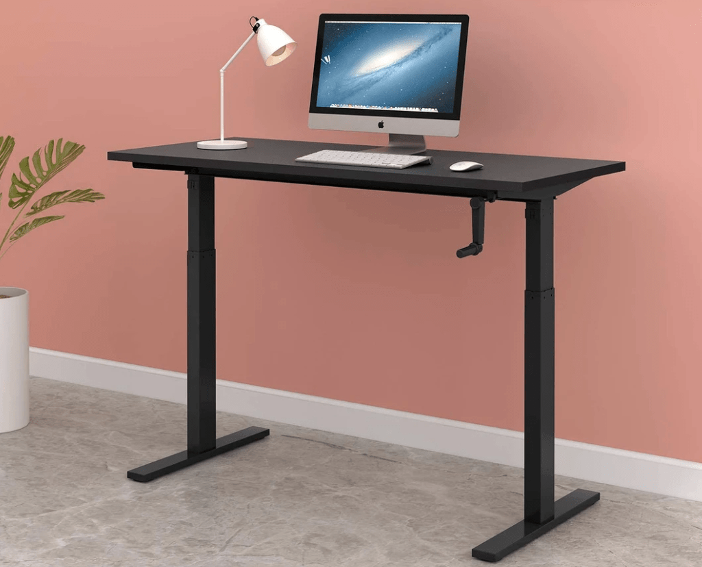 Devaise standing desk example.