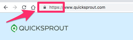 Example of HTTPS protocol use.