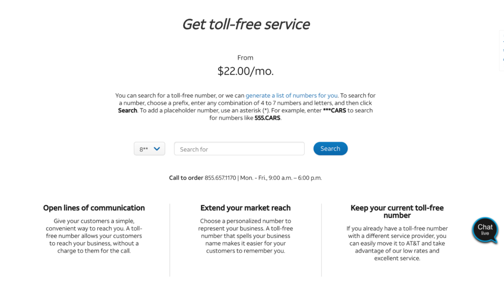 Example of pricing for service provider.