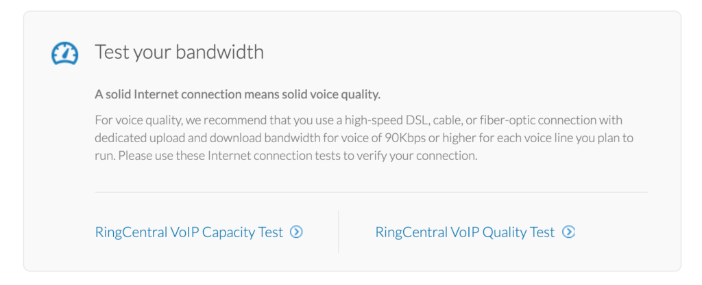 VOIP Quality Test