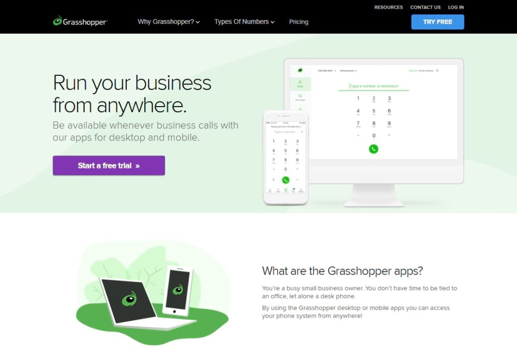 Grasshopper homepage