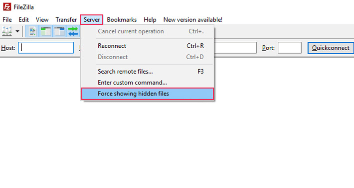  Instructions for editing the .htaccess File -  Edit the .htaccess file to increase the memory limit. If you use FileZilla, go to the Server tab and click on Force showing hidden files. Search for “memory_limit“ by opening the file, and change the value associated with it. Again, if you don’t see any code present, add the following line: php_value memory_limit 256M