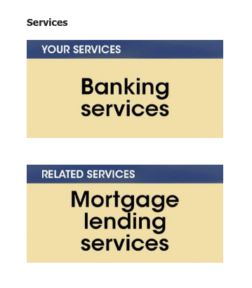 Similar services example.