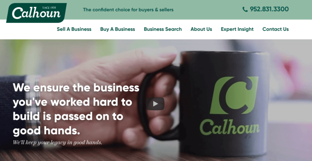Calhoun Companies homepage.