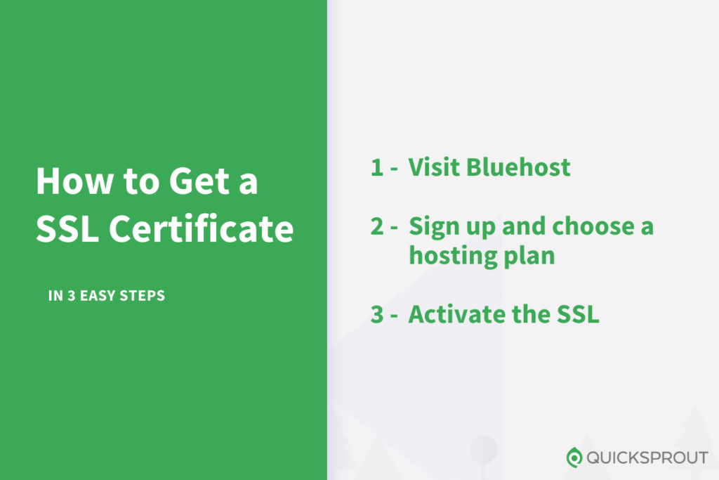 How to get a SSL certificate in 3 easy steps.