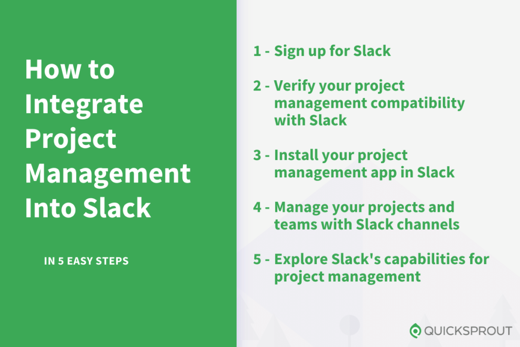 How to integrate project management into Slack in 5 easy steps.