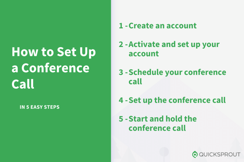 How to set up a conference call in 5 easy steps.