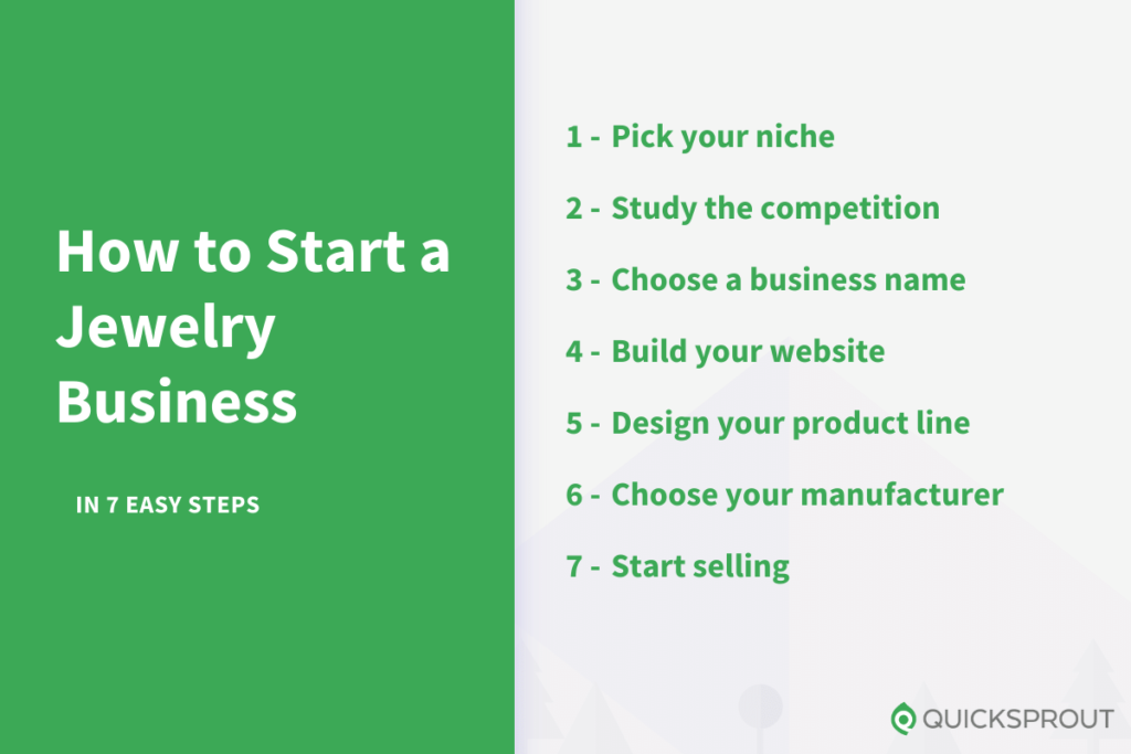 How to start a jewelry business in 7 easy steps.