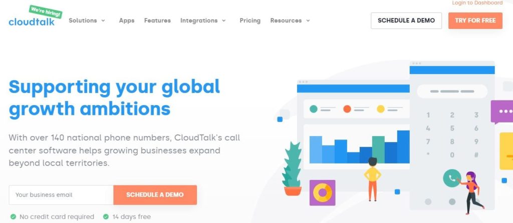 Cloudtalk Homepage